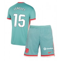 Camiseta Atletico Madrid Clement Lenglet #15 Segunda Equipación Replica 2024-25 para niños mangas cortas (+ Pantalones cortos)